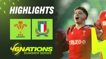 Wales v Italy U20 highlights Wales v Italy U20 highlights